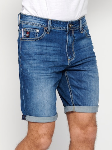 KOROSHI Regular Jeans in Blue: front