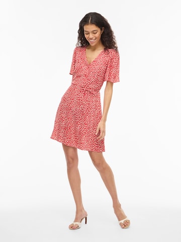 VILA Καλοκαιρινό φόρεμα 'VIGRACE' σε κόκκινο: μπροστά