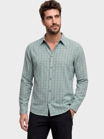Coupe regular Chemise fonctionnelle Schöffel en gris : devant