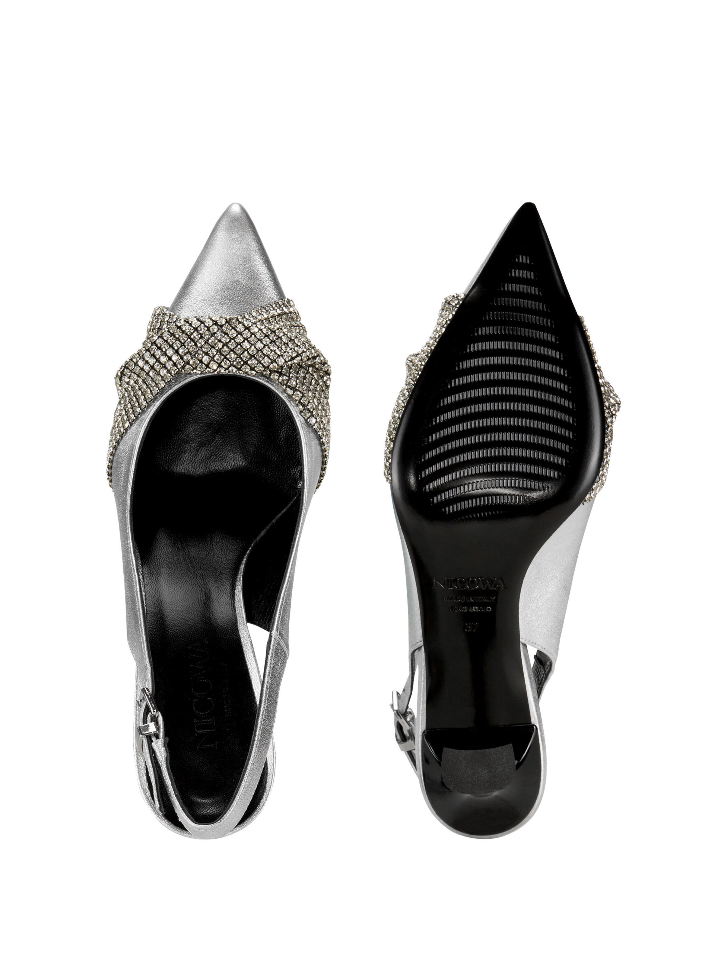 Nicowa Slingpumps 'COSIMALA' in Zilver