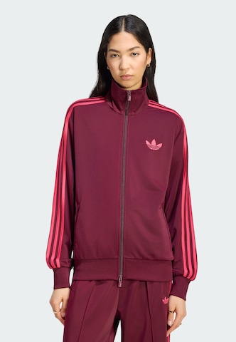 ADIDAS ORIGINALS Кофта на молнии 'Firebird' в Красный: спереди