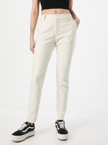 Coupe slim Pantalon MOS MOSH en blanc : devant