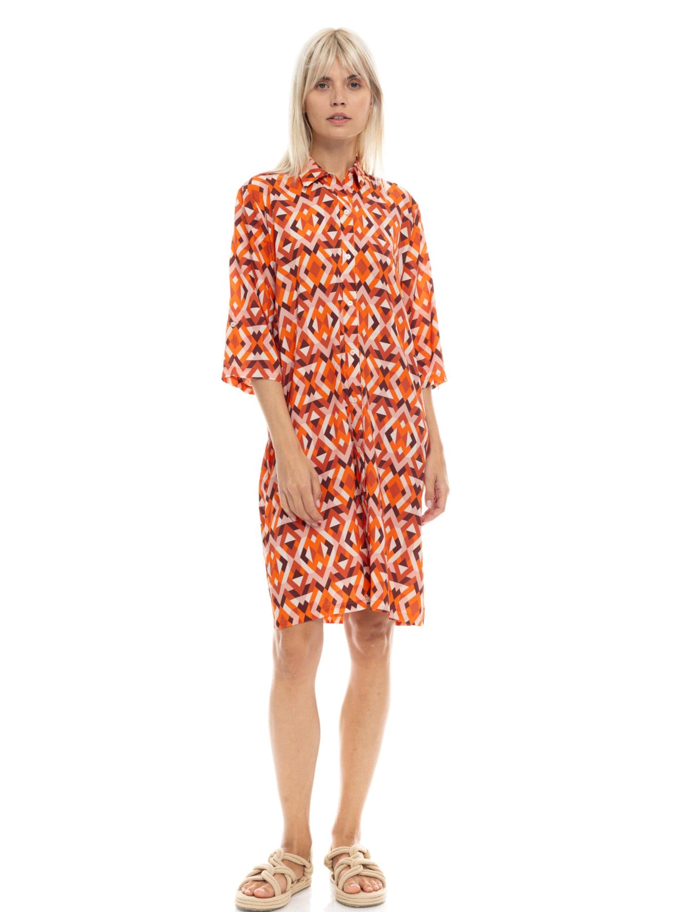 Abito estivo 'BEACHWEAR AZTEC' di Pink Label in arancione