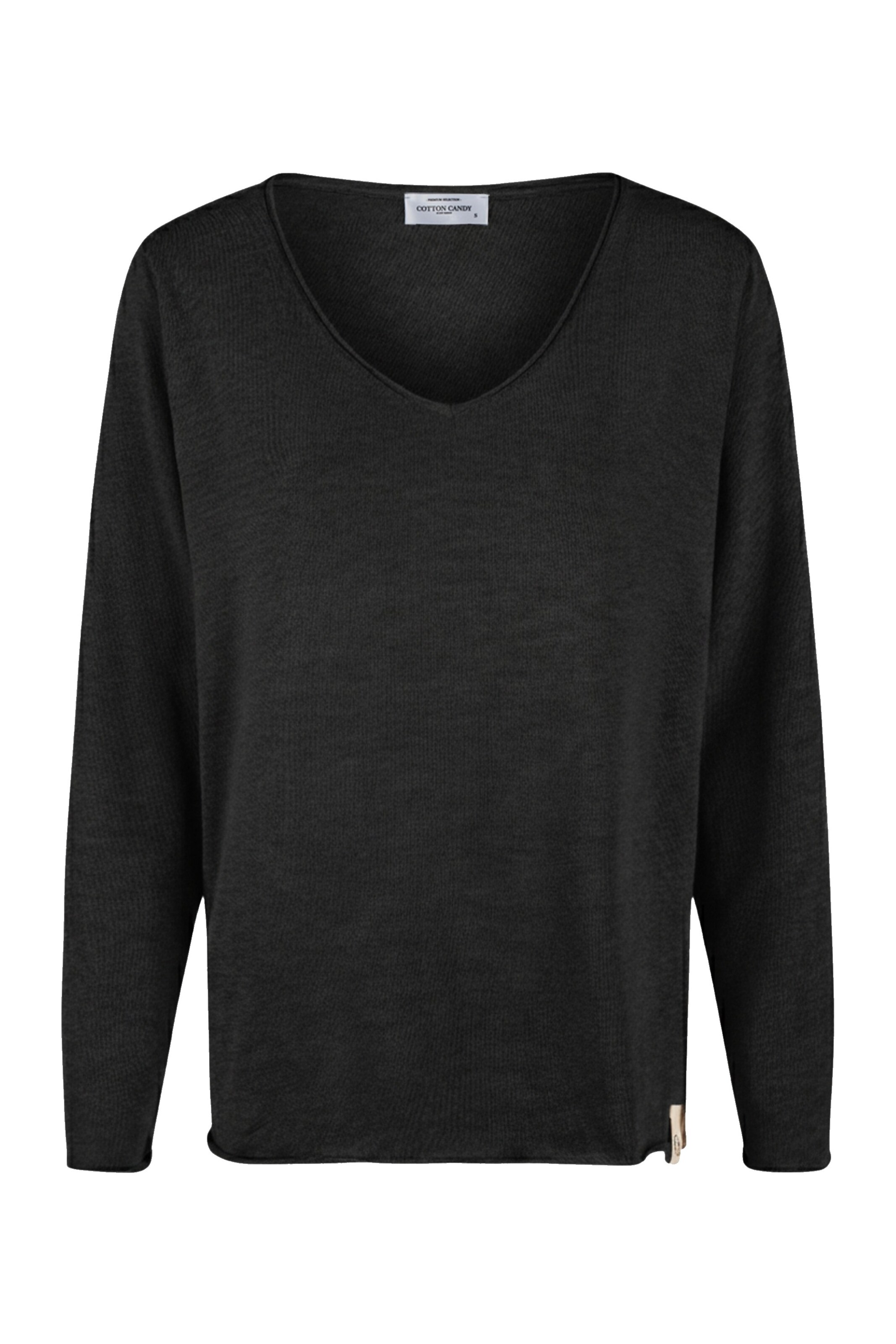 Cotton Candy Shirt in Black: front