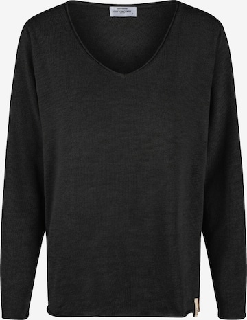 Cotton Candy Langarmshirt in Schwarz: Vorderseite