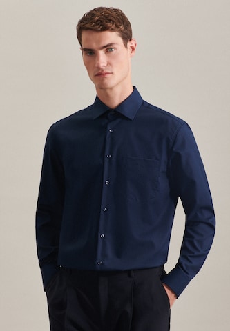 SEIDENSTICKER Regularny krój Koszula biznesowa w kolorze niebieski
