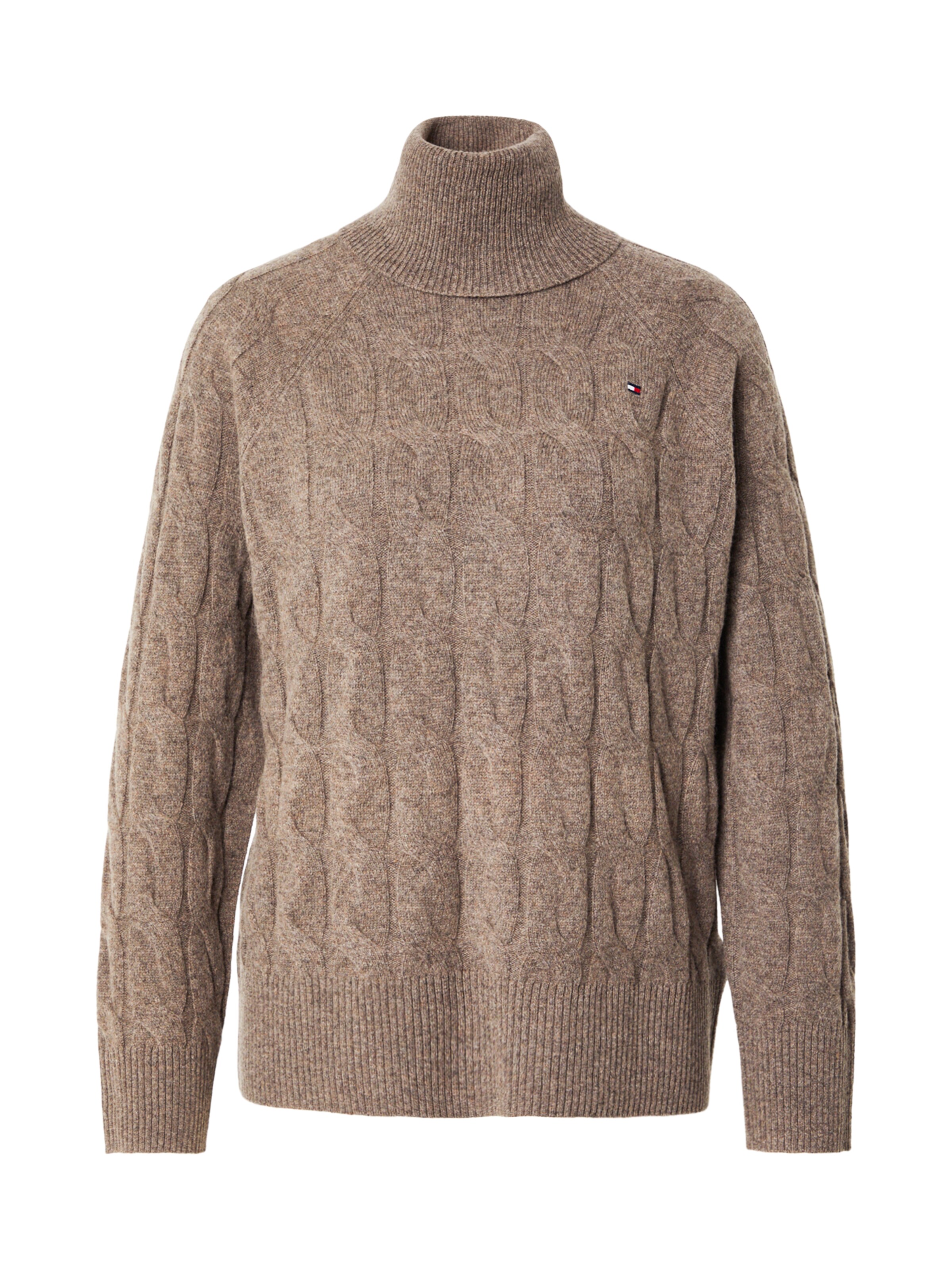 TOMMY HILFIGER Pullover in Braun: Vorderseite