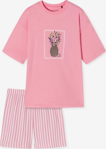 SCHIESSER Pajamas in Pink: front