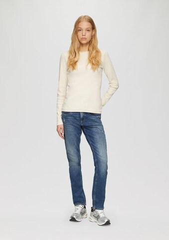 Coupe slim Jean 'Catie' QS en bleu