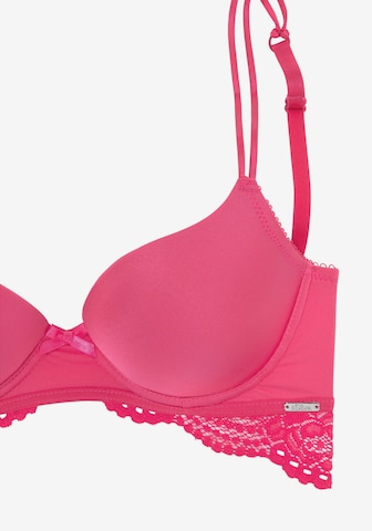 s.Oliver Push-up BH i pink