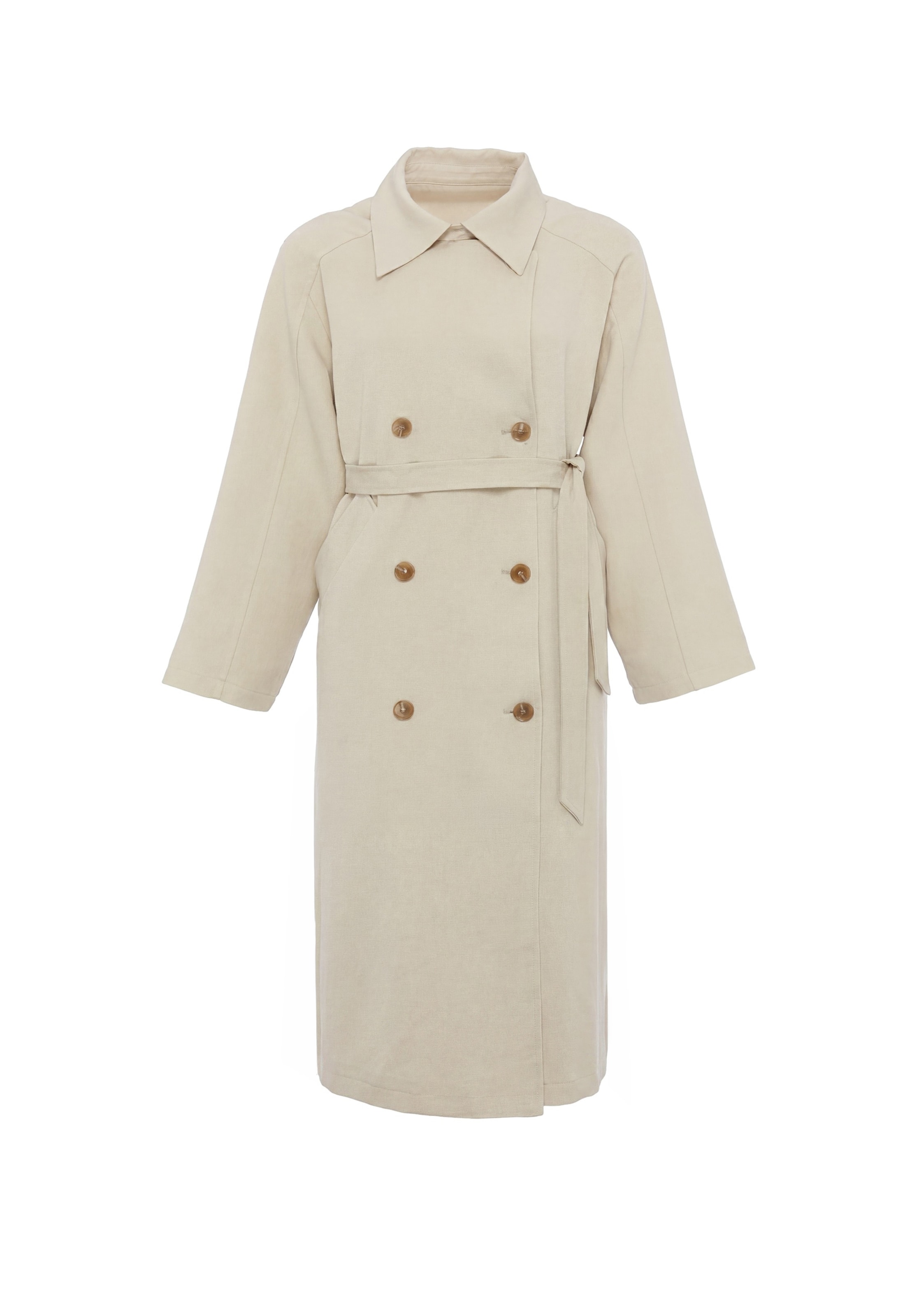 usha BLACK LABEL Tussenmantel in Beige: voorkant