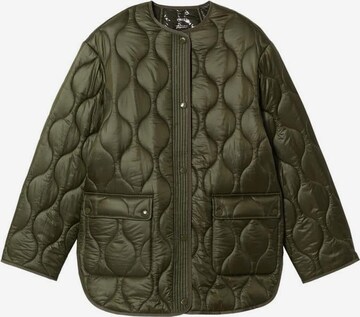 MANGO Between-Season Jacket 'Melon' in Green: front