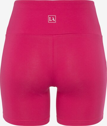 LASCANA Skinny Workout Pants in Pink