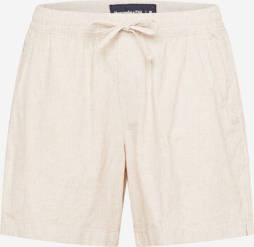 Abercrombie & Fitch Loosefit Byxa i brun: framsida