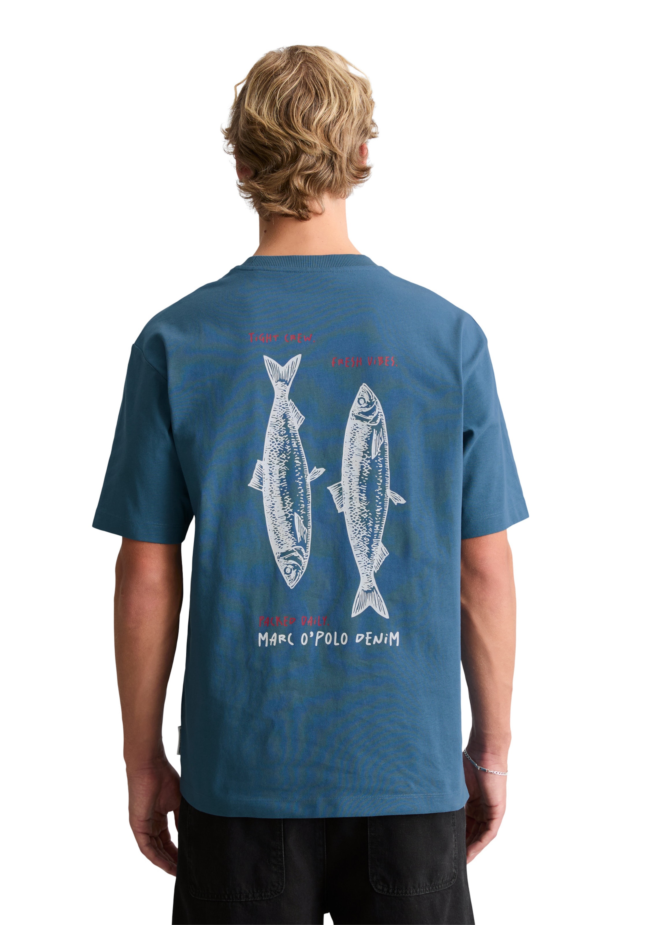 Marc O'Polo DENIM Shirt in Blauw: voorkant