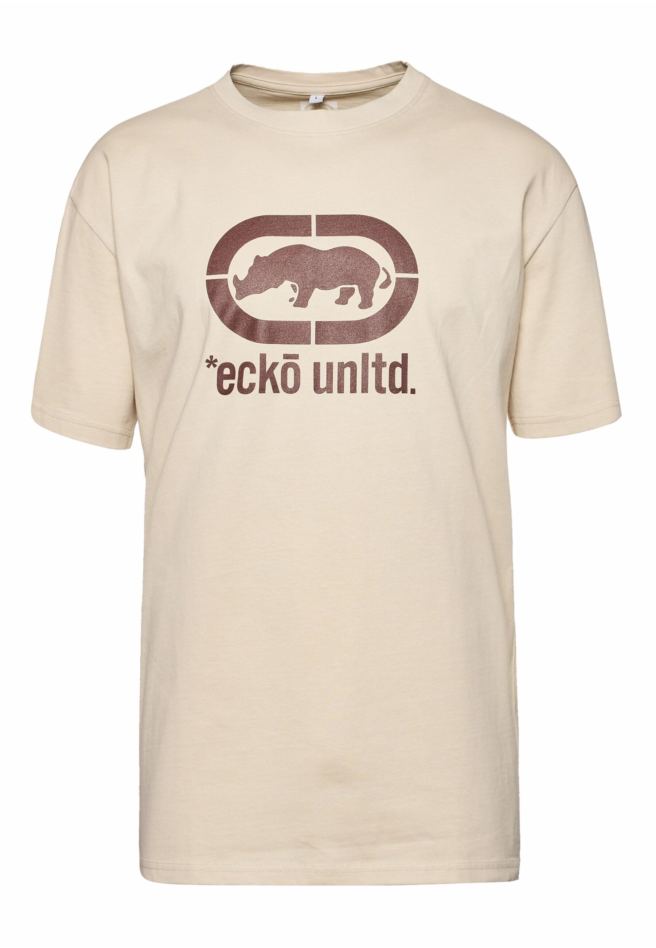 Ecko Unlimited - Camiseta 'JohnRhino' en beige: frente