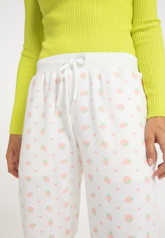 MYMO - Tapered Pantalón en blanco