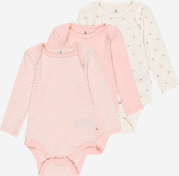 GAP - Pijama entero/body 'V-3PK LS BS' en rosa: frente