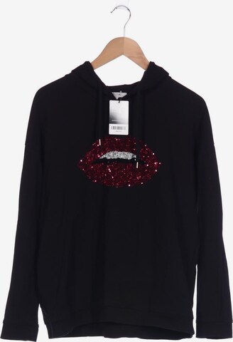 COMMA Sweatshirt & Zip-Up Hoodie in XXL in Black: front