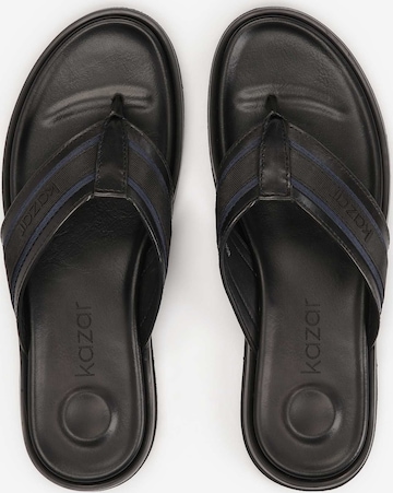 Kazar T-Bar Sandals in Black