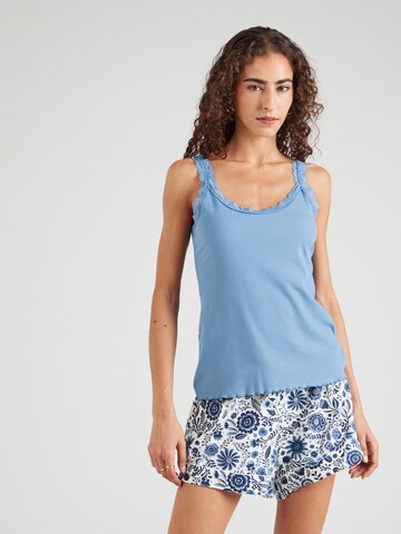 Hunkemöller Schlafshirt in Blau: Vorderseite