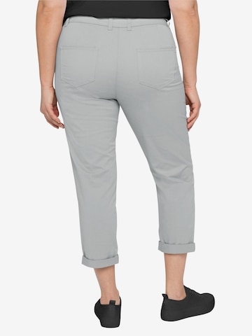 SHEEGO Slim fit Pants in Grey