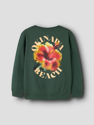 NAME IT Sweatshirt 'NKMJUAN' in Green