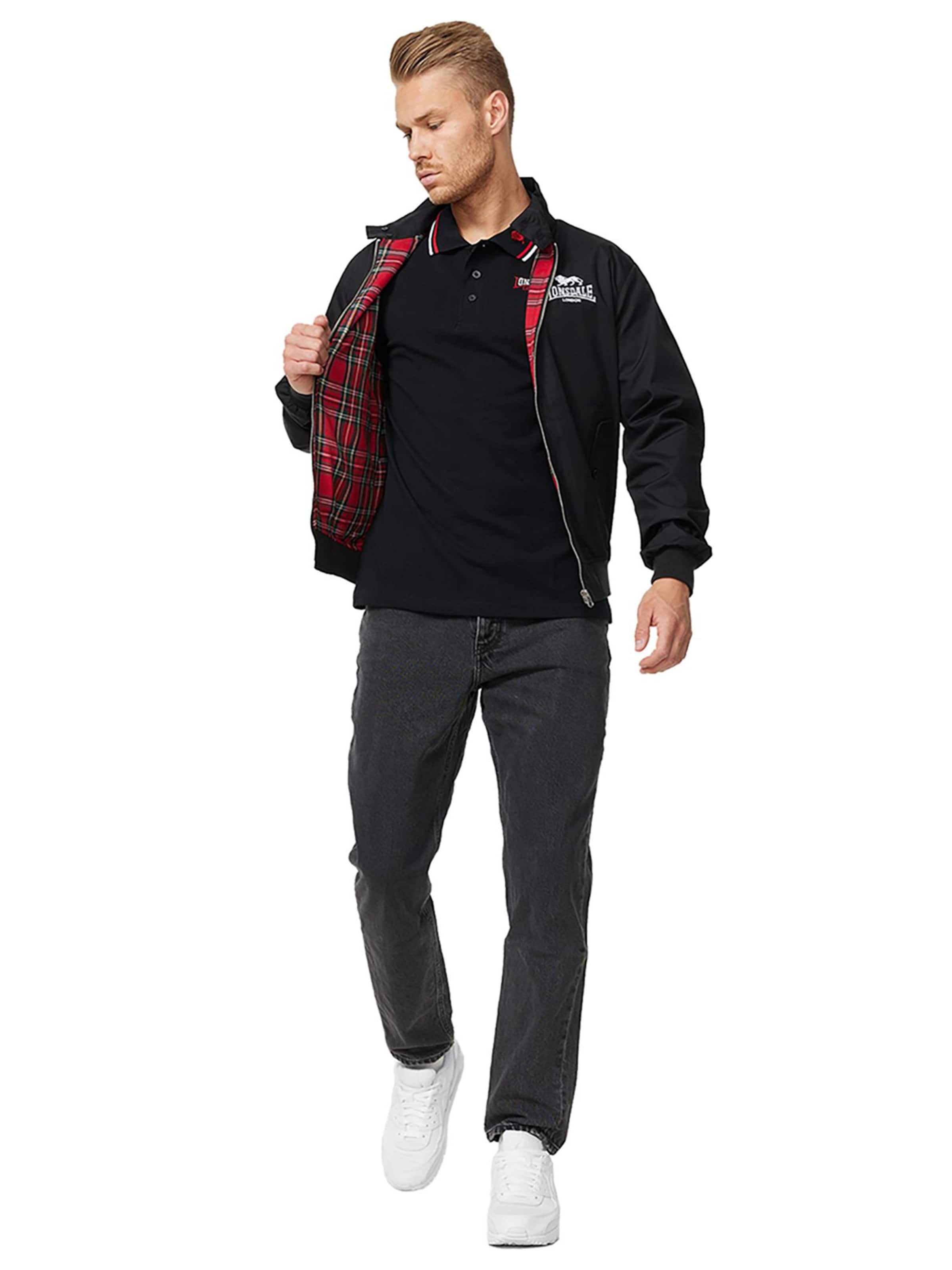 LONSDALE Jacke 'Acton' in Schwarz