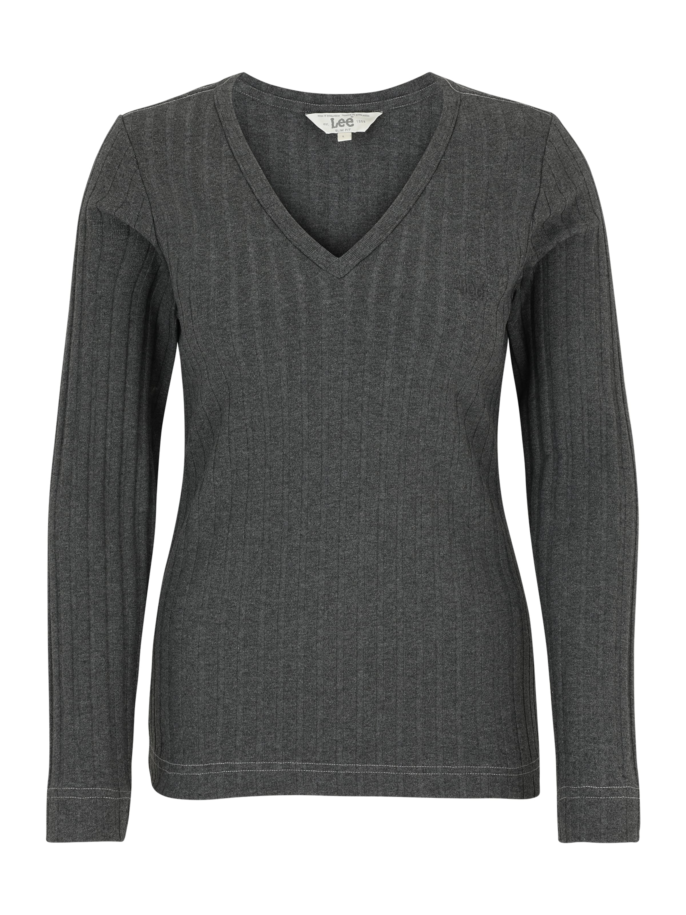 T-shirt Lee en noir : devant