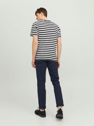 JACK & JONES Slimfit Παντελόνι τσίνο 'JJMarco' σε μπλε