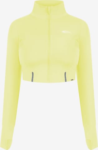 Smilodox Training Jacket 'Fastlane' in Yellow: front