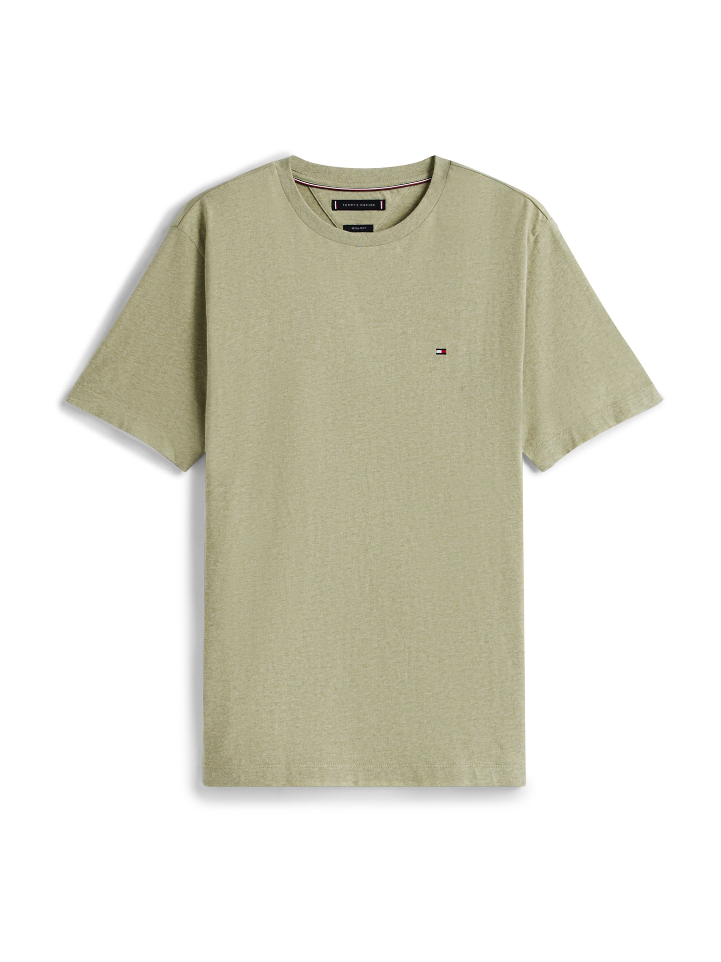 T-Shirt 'ESSENTIAL' TOMMY HILFIGER en vert : devant