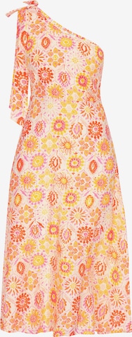 Robe d’été 'Festival' IZIA en orange : devant
