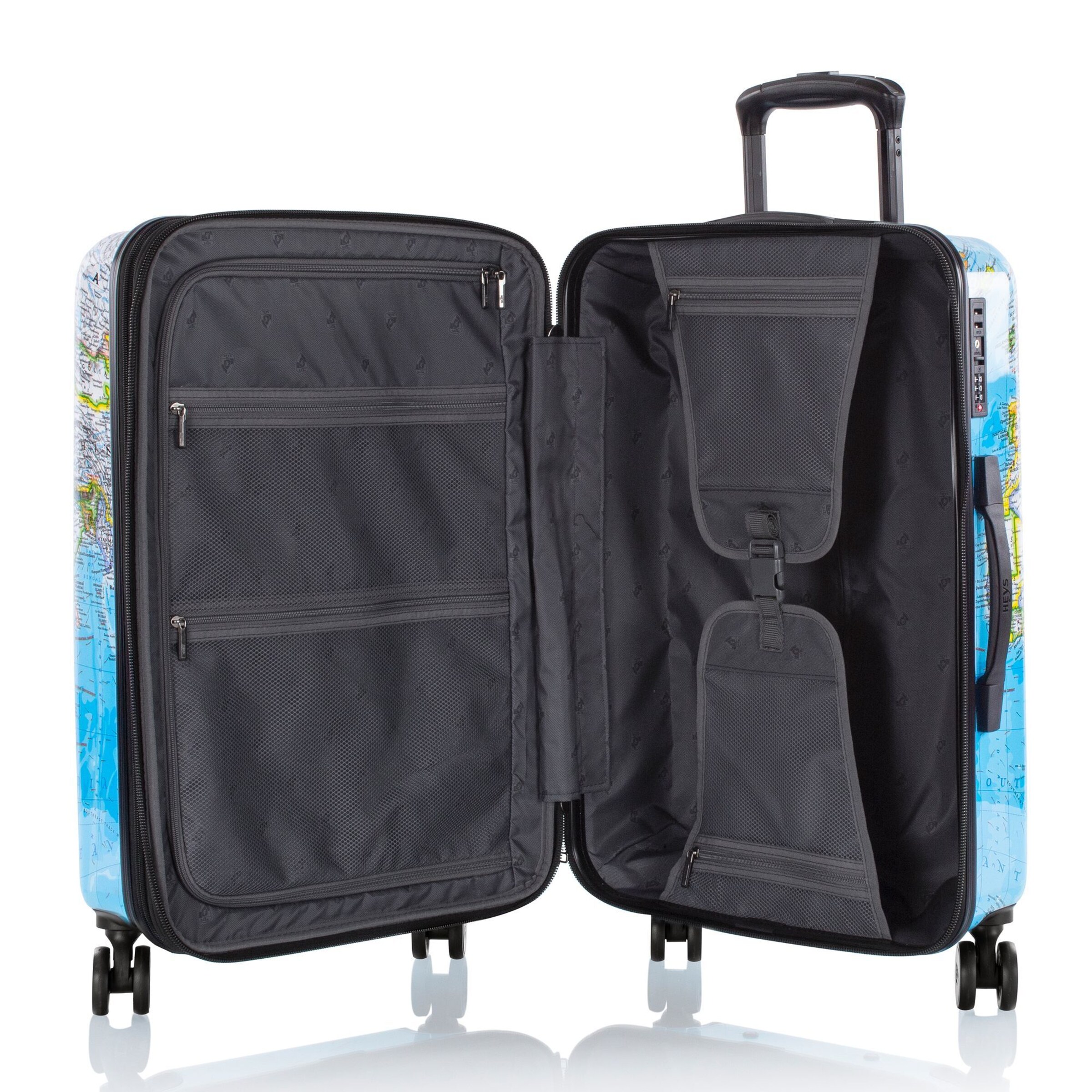 Heys Suitcase Set 'Black Camo' in Blue