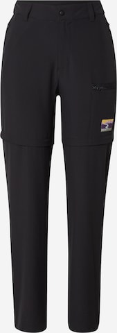 Regular Pantalon outdoor 'CASTLE IN THE SNOW' ROXY en noir : devant