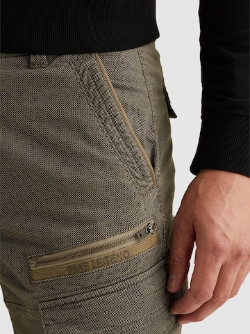 PME Legend - Loosefit Pantalón 'Nordrop relaxed fit cargo pants with allover print' en beige
