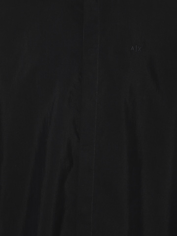 ARMANI EXCHANGE Regular Fit Hemd in Schwarz