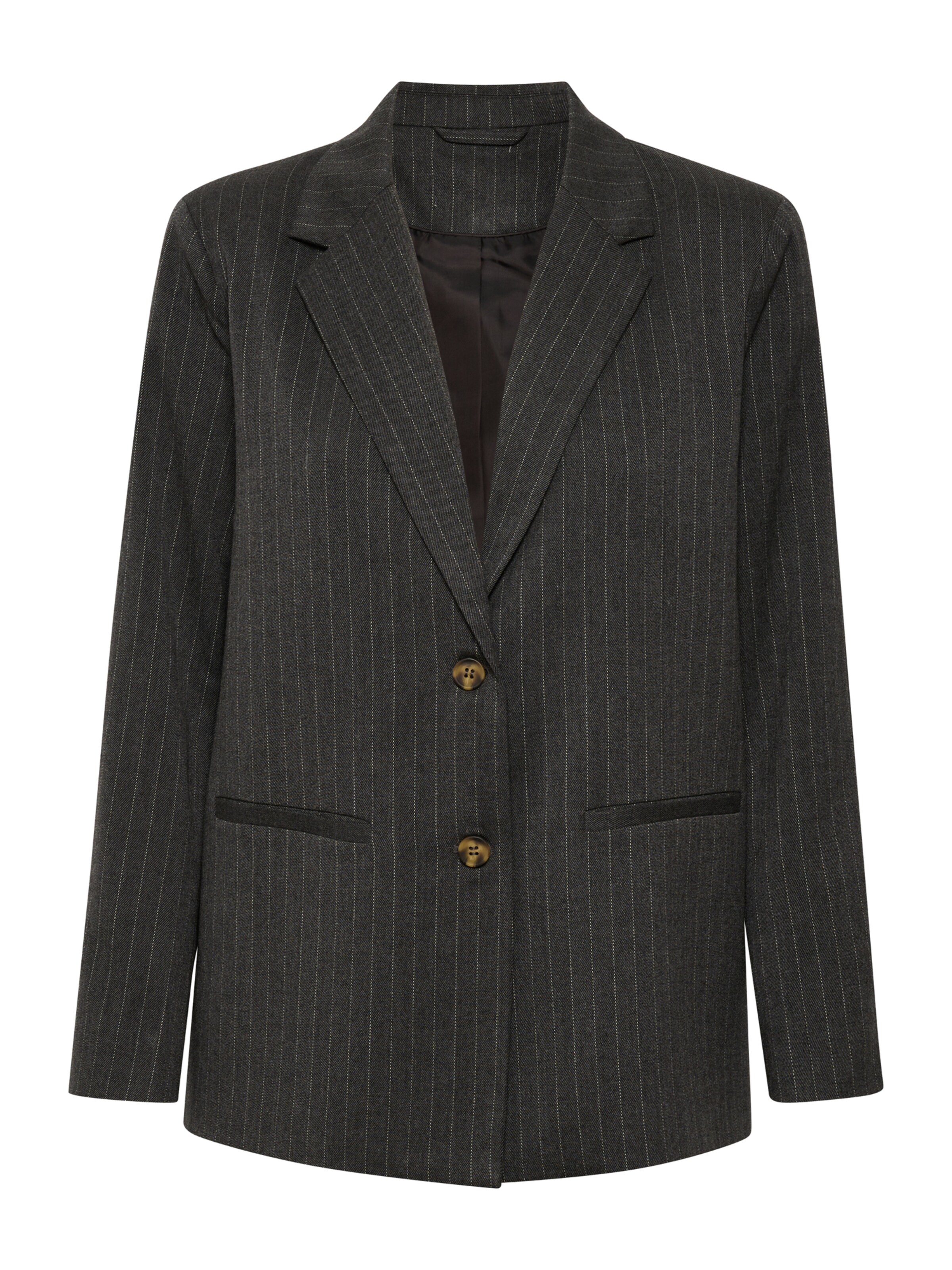 Cream Блейзър 'CR Navan' в сиво: отпред