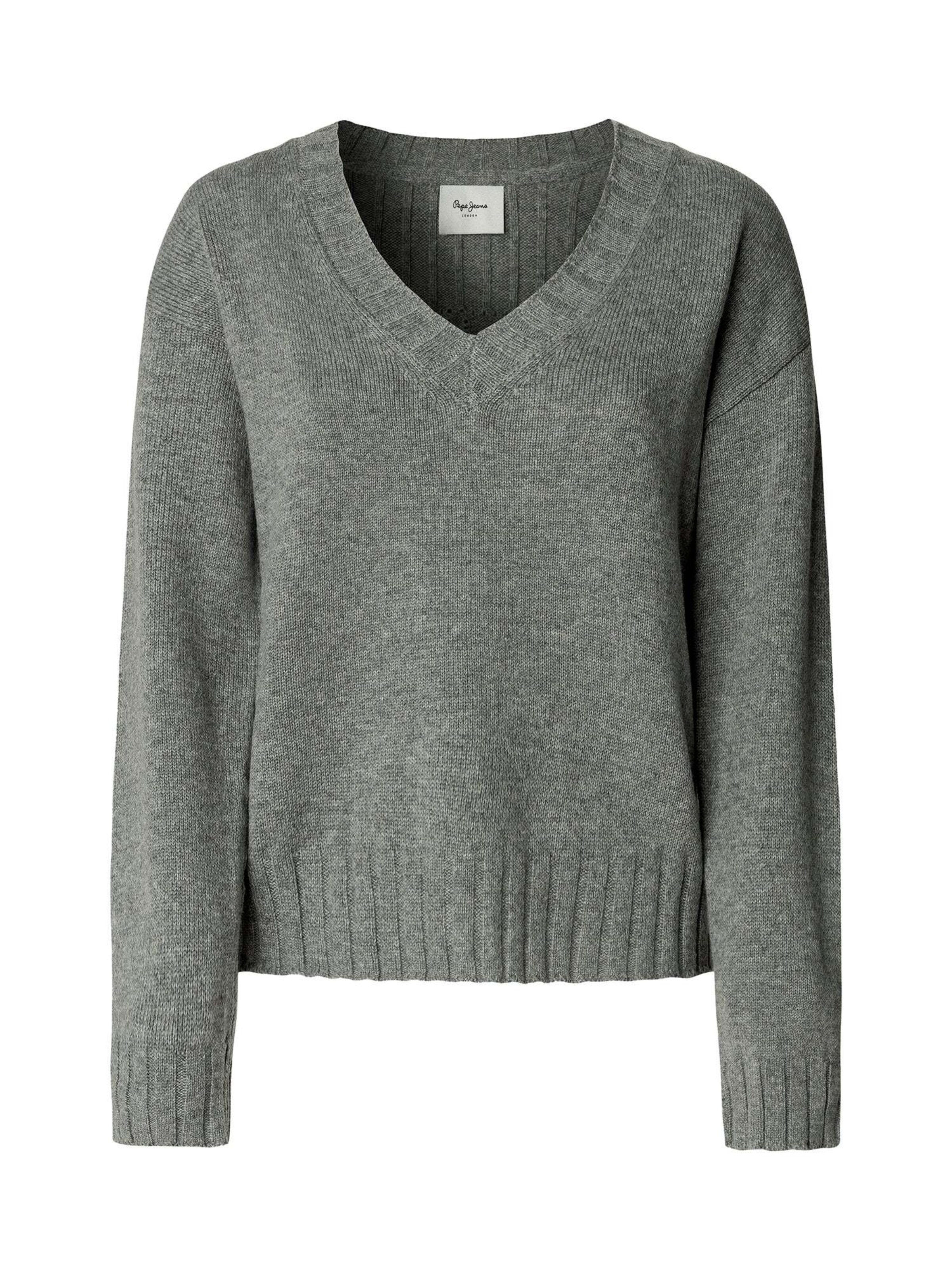 Pepe Jeans Pullover 'Cherice' in Grau: Vorderseite