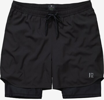 JAY-PI Regular Pants in Black: front