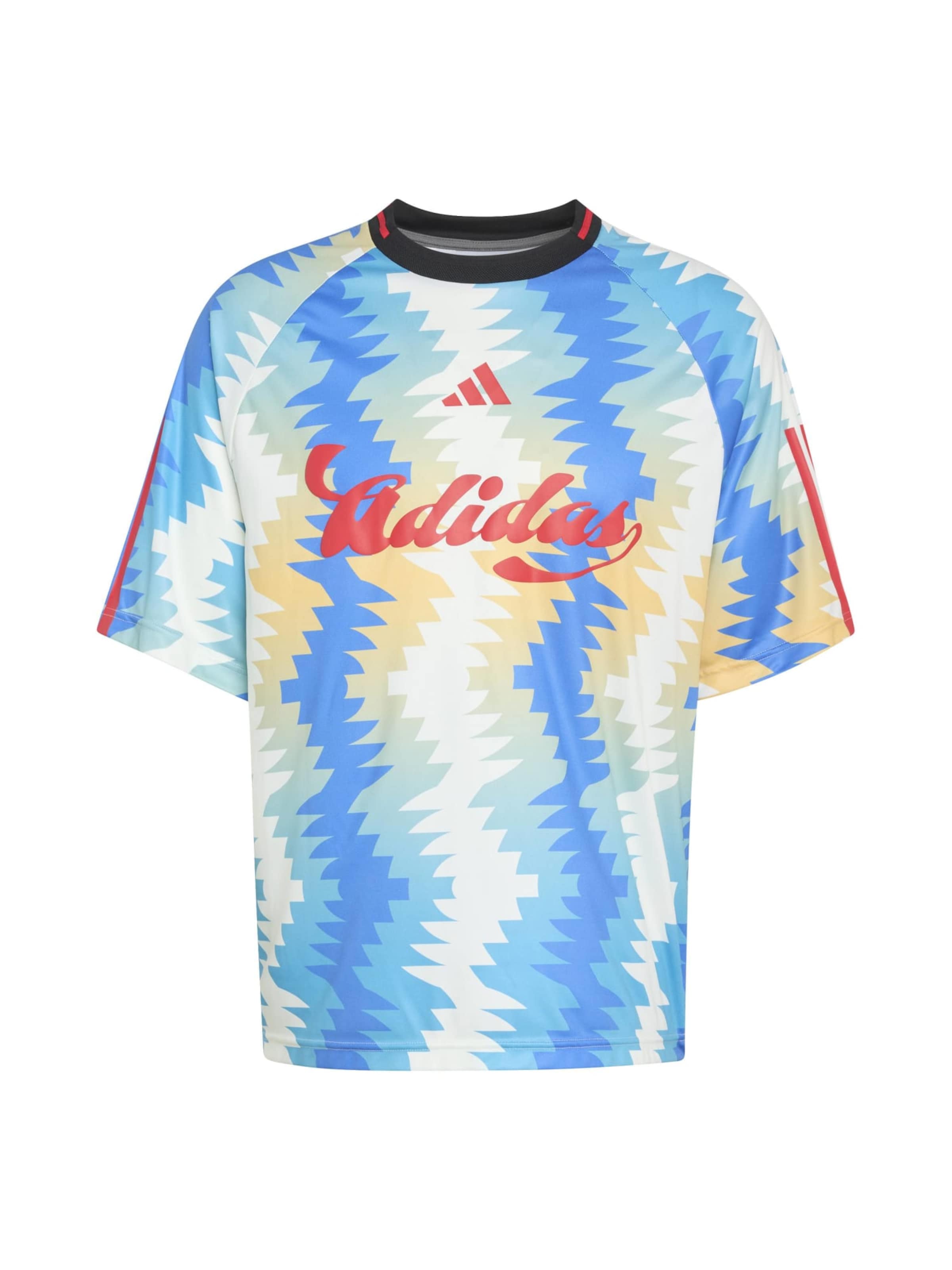Tricou funcțional 'TIRO' de la ADIDAS SPORTSWEAR pe alb: față