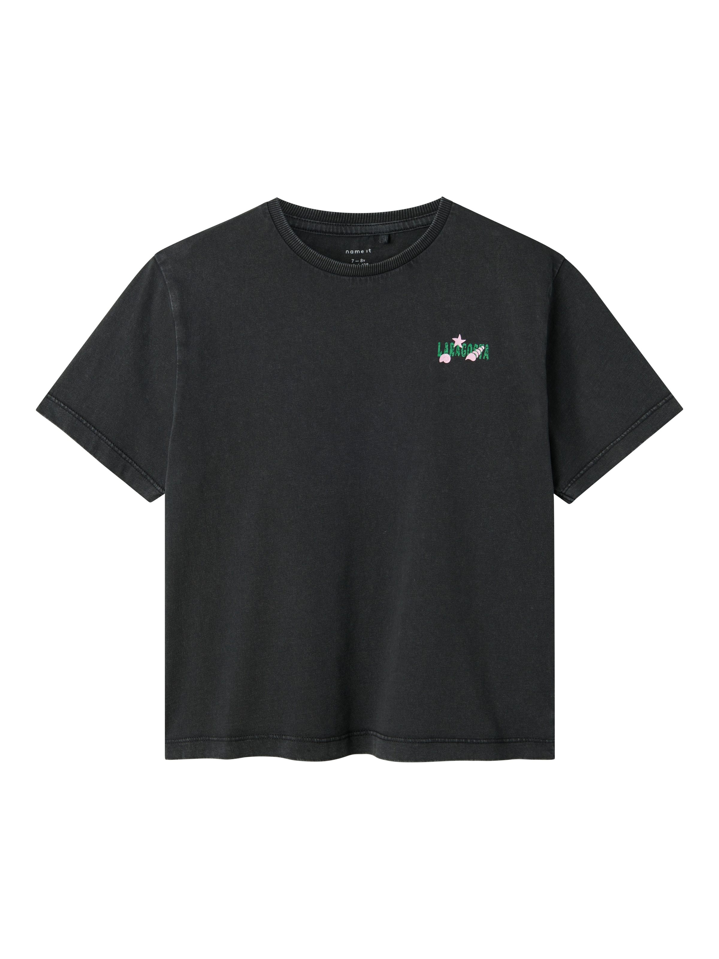 NAME IT - Camiseta en negro: frente