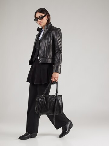 WEEKDAY Wide leg Παντελόνι 'Iris' σε μαύρο