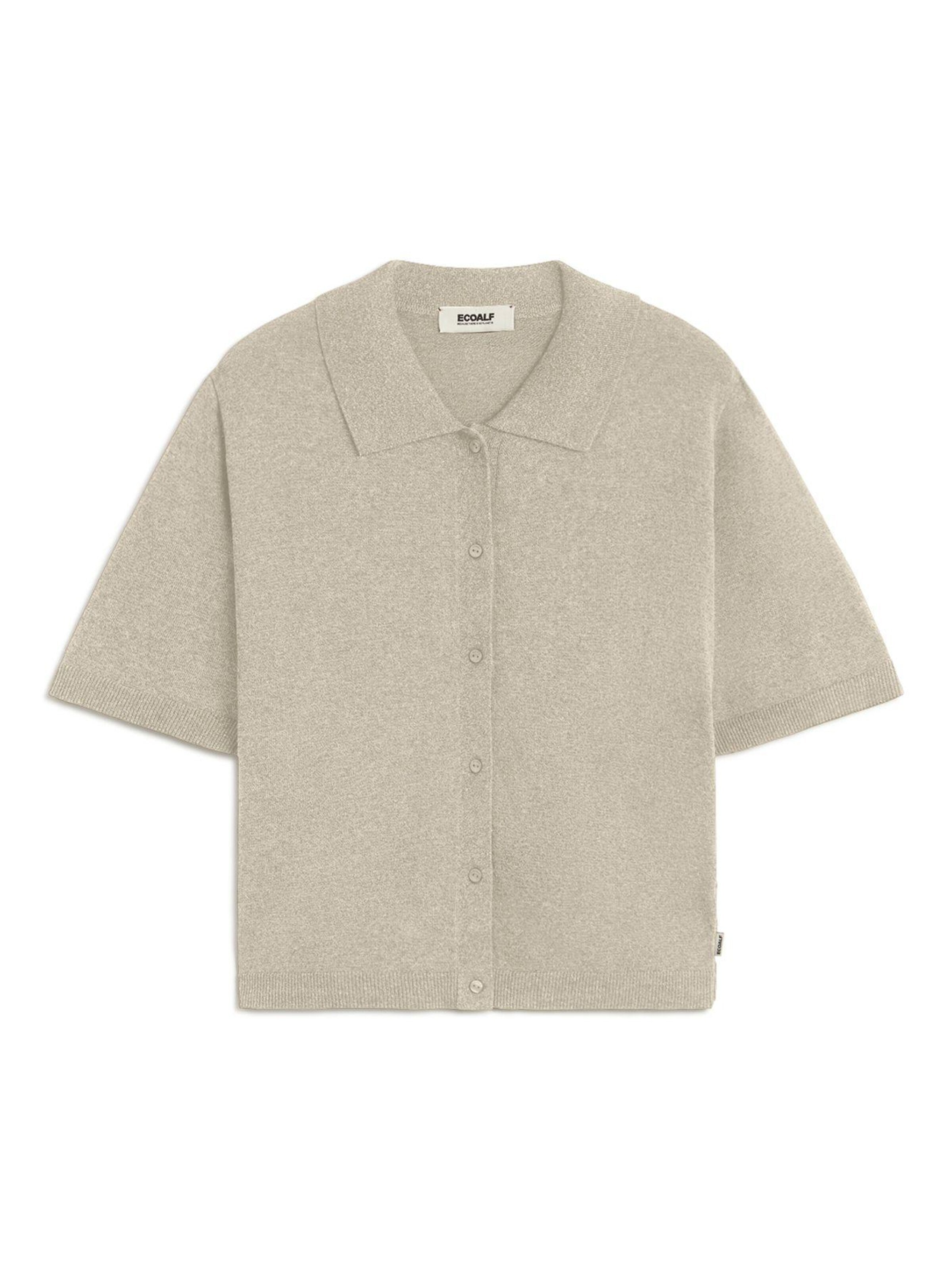 ECOALF Strickjacke 'JUNIPER'‌‌‌ in Beige: Vorderseite