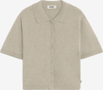 ECOALF Knit Cardigan 'JUNIPER' in Beige: front