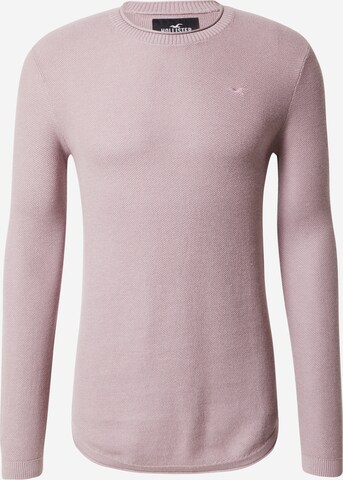 HOLLISTER Sweter w kolorze fioletowy: przód