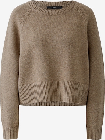 OUI Pullover in Braun: Vorderseite