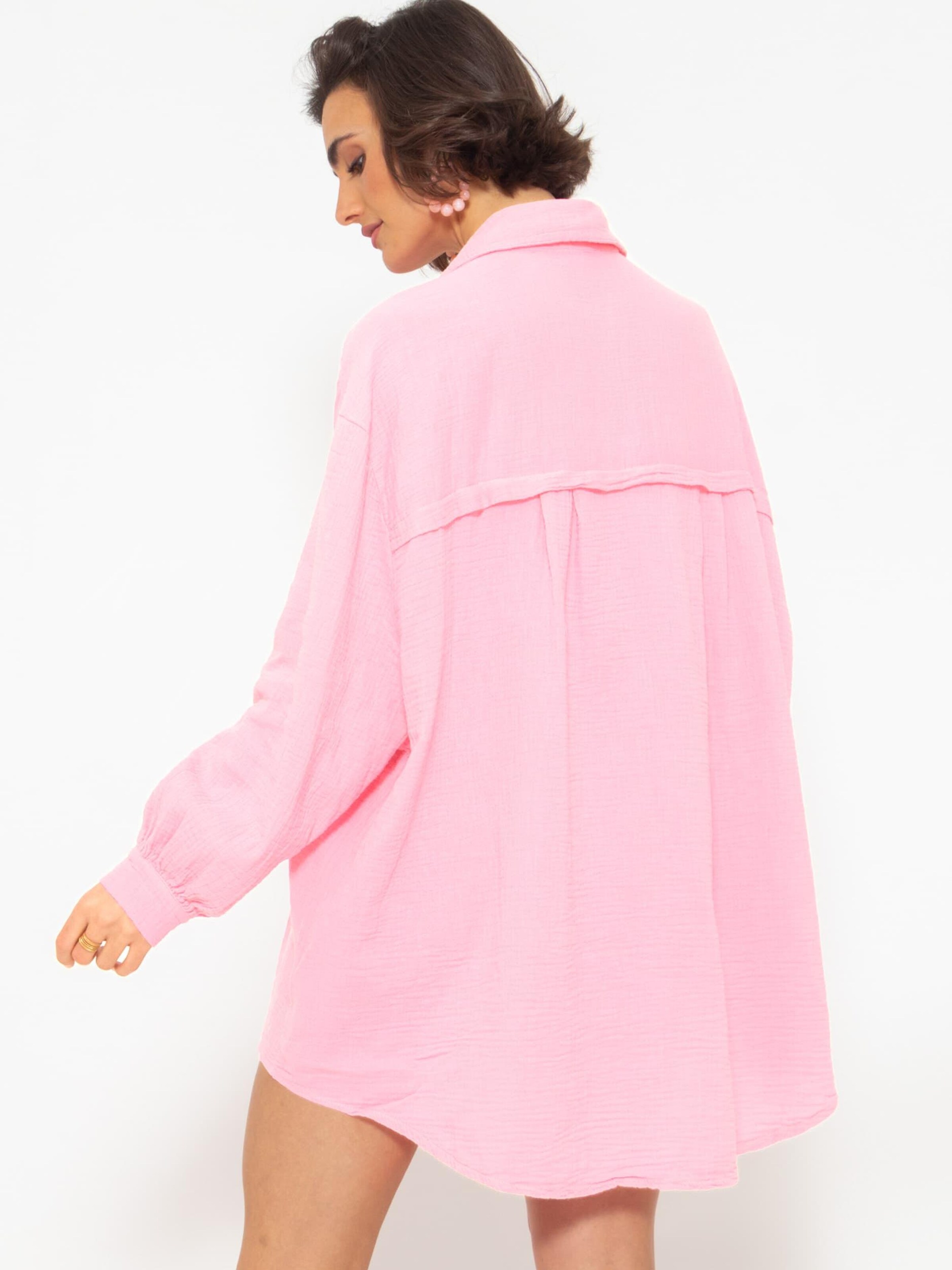 SASSYCLASSY Blouse 'lange Variante' in Pink