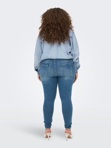 ONLY Carmakoma Skinny Jeans in Blau