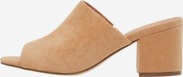 Mule 'Cate' Bianco en marron